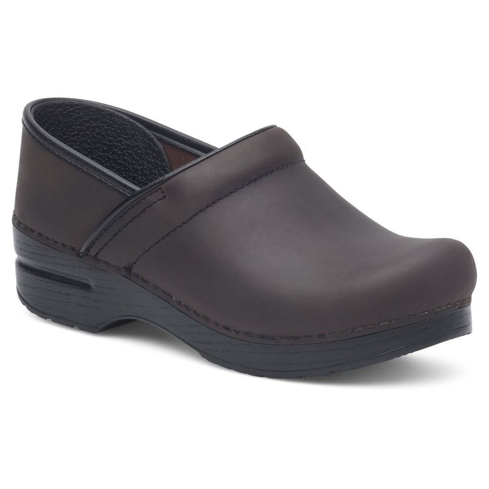NEW Dansko Men’s Professional Clog in Antique Brown/Black Professional, Classic